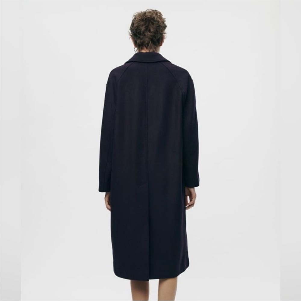 ZARA OVERSIZED WOOL BLEND COAT ZW COLLECTION - Picture 9 of 16
